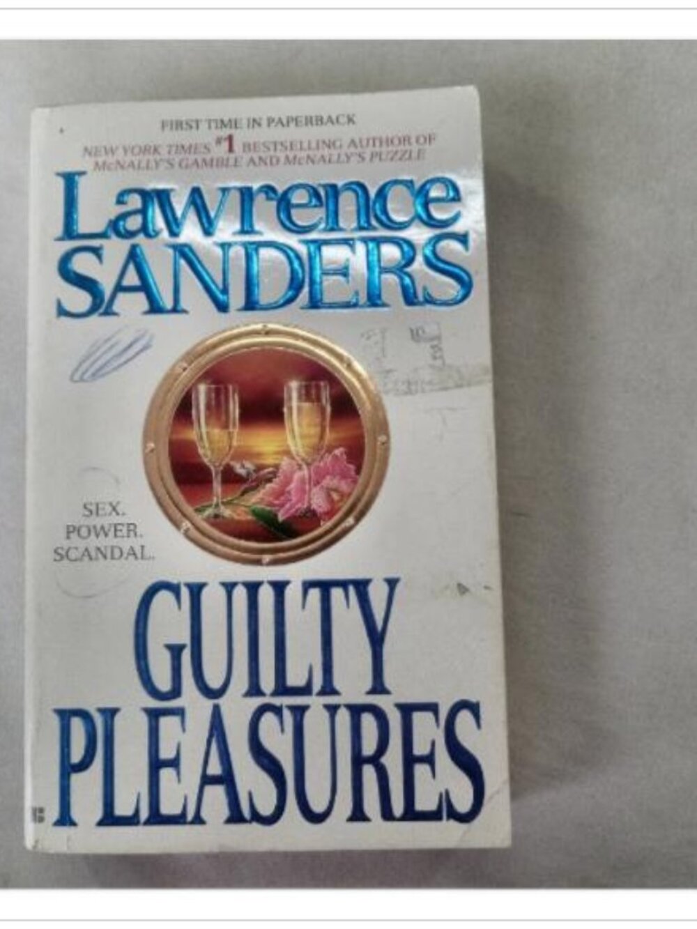 Guilty Pleasures Lawrence Sanders 1998 First Edition Paperback Book Vintage